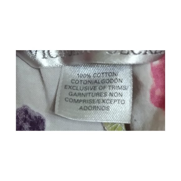 VICTORIA'S SECRET | Cotton Khaki Floral Glitter PJ Lounge Pants | Large - Picture 3 of 4